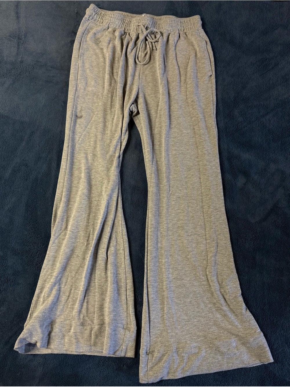 Project Social T Heather Gray Wide-Leg Lounge Pants